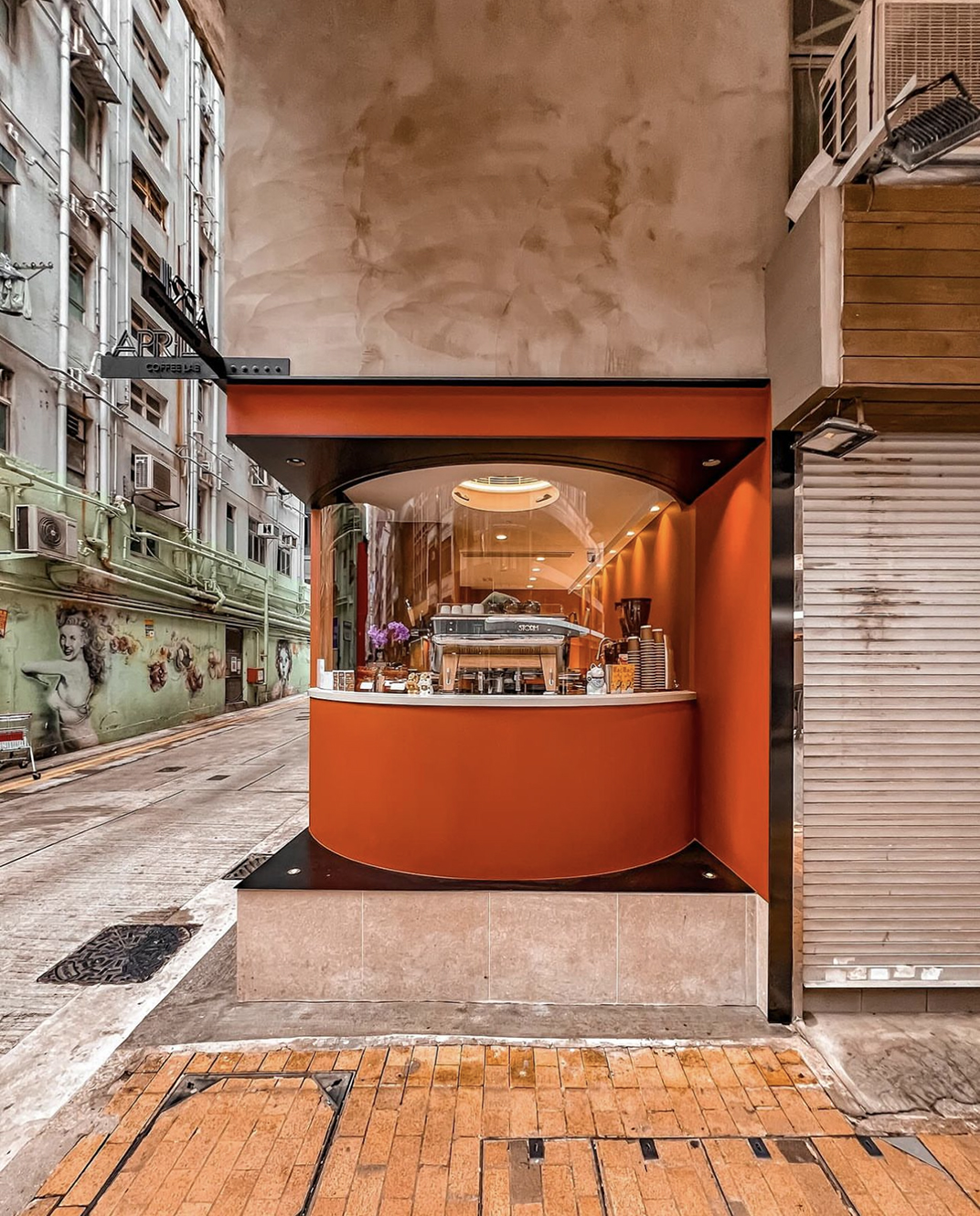 焦糖红色咖啡店Sai Ying Pun，香港 - 咖啡店 - 餐厅LOGO-VI空间设计-全球餐饮研究所-0