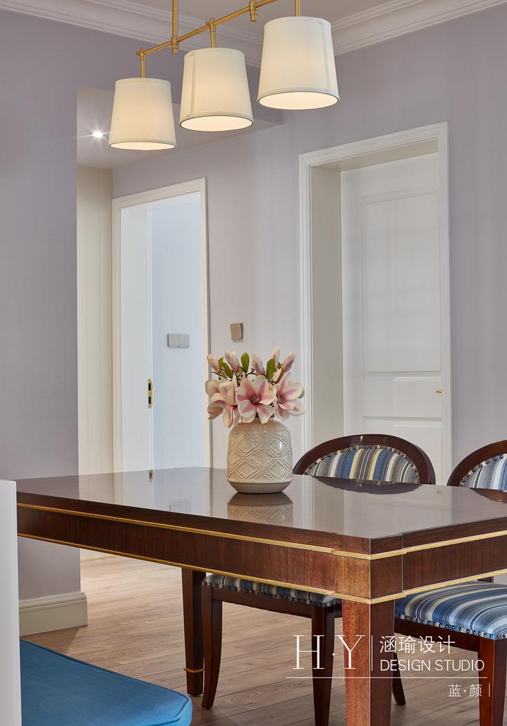 涵瑜设计丨平层书香独韵,盛世蓝颜-16