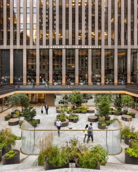 1221 Avenue of the Americas public plaza - ACPV ARCHITECTS