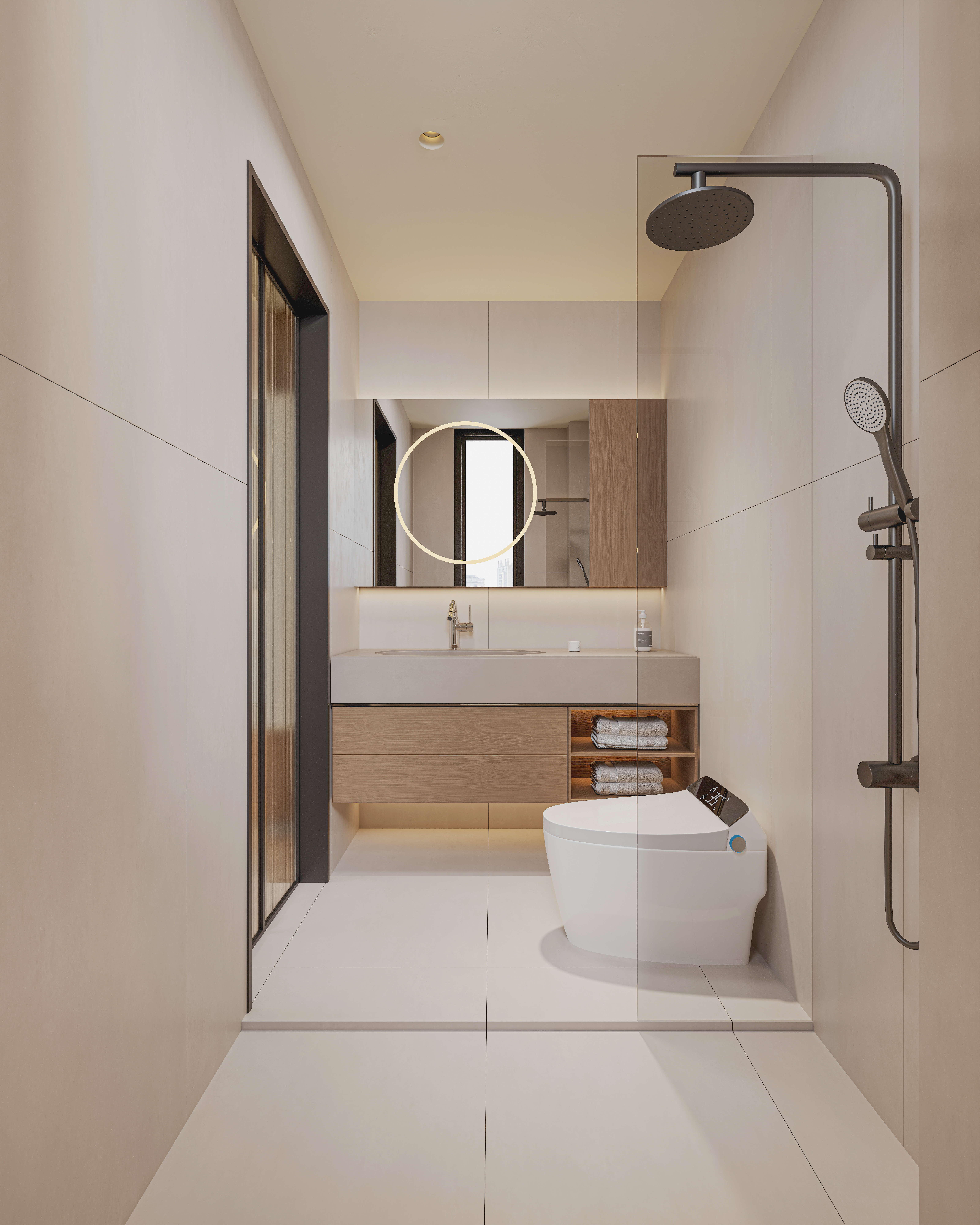 现代奶油卧室设计-21