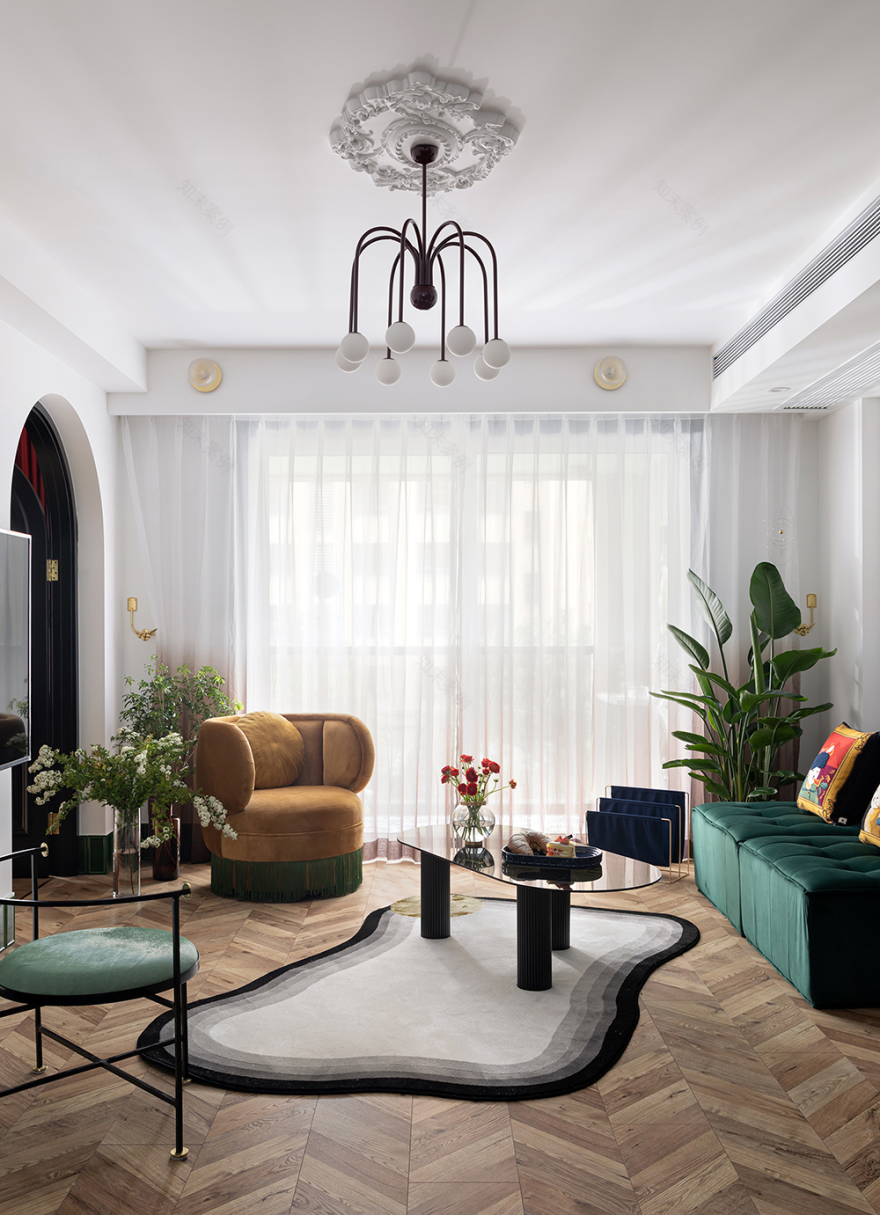 南洋复古风,151㎡家居空间的诗意探索-45