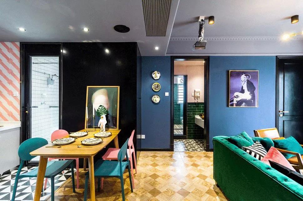 恒阁装饰|摩登时尚的59平小户型二居室-1