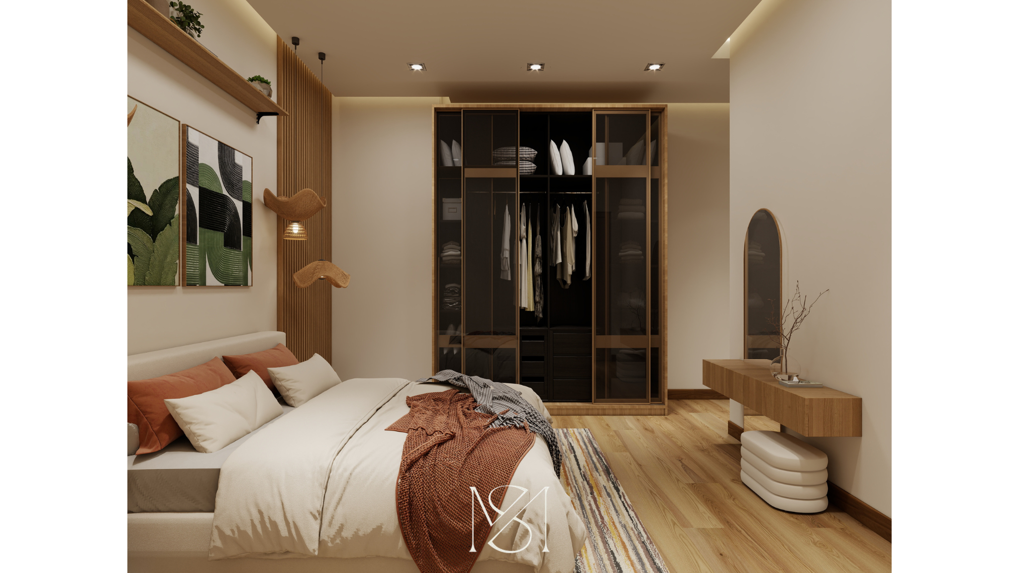 Boho Style Bedroom Design-3