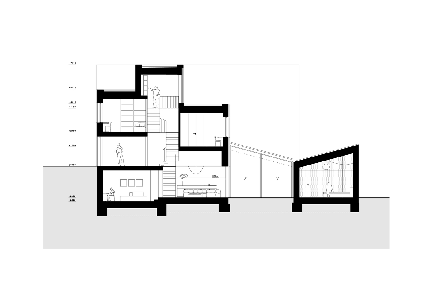 Na Rade House · 融合传统与现代的斯洛伐克家庭住宅丨斯洛伐克布拉迪斯拉发丨NOIZ architekti-62