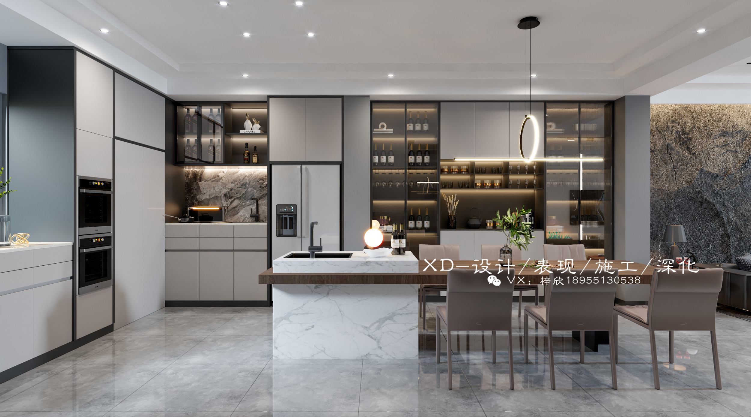 黑白灰小别墅 自带商务属性的风格-0