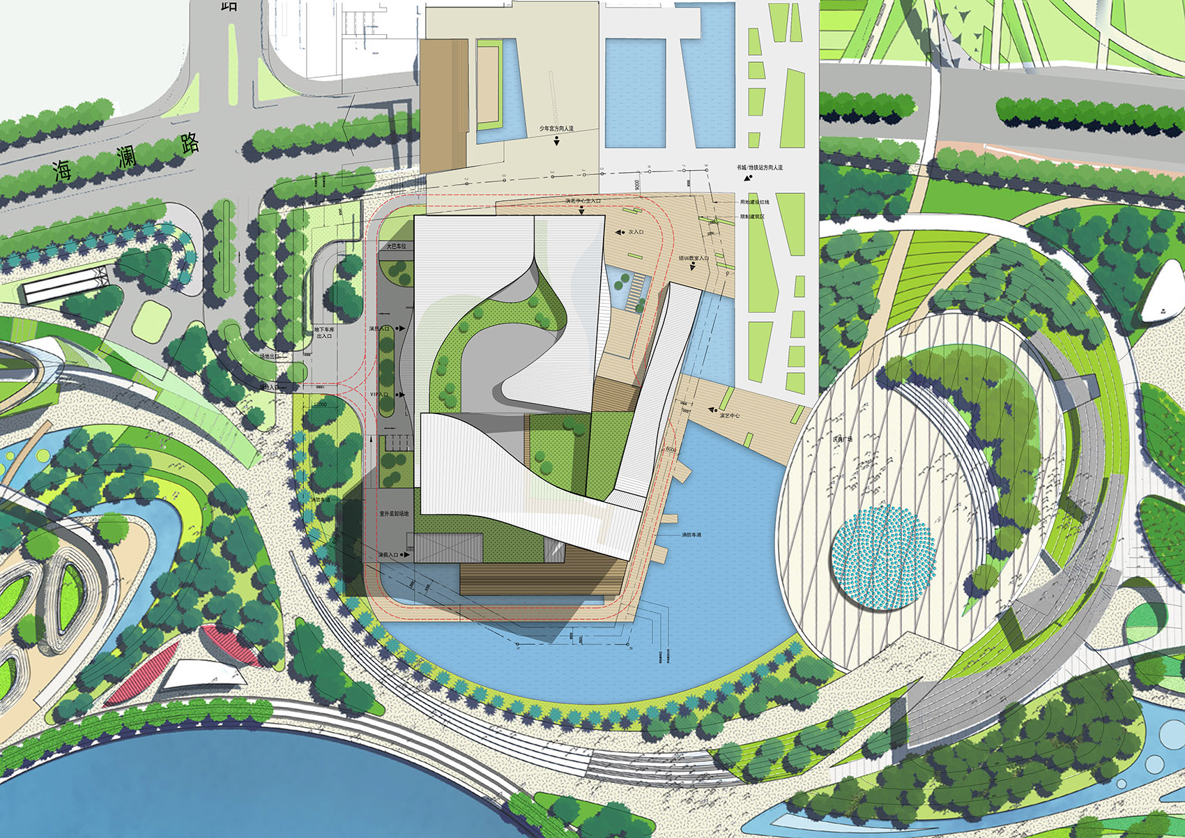 宝安文化区表演艺术中心丨中国深圳丨严迅奇建筑师事务所-59