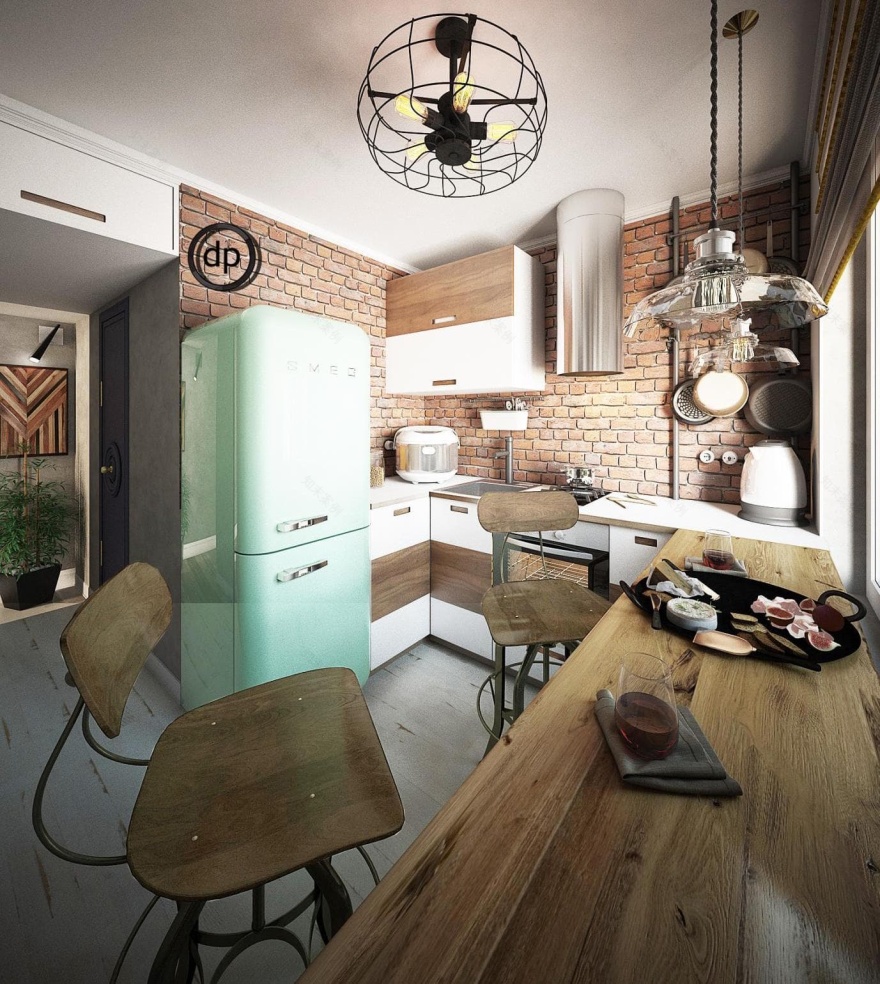 小户型公寓的 loft 设计丨俄罗斯莫斯科丨Diana(Диана)-43