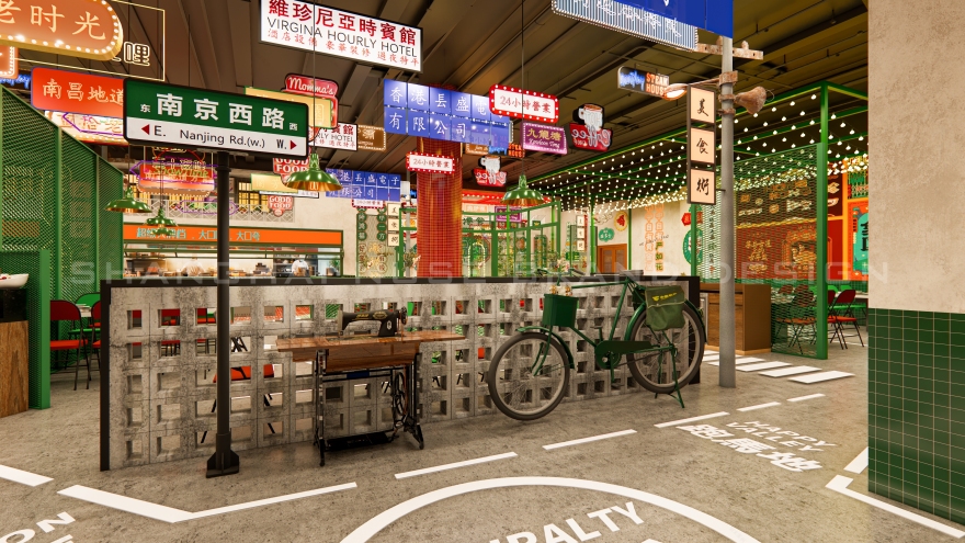 当大上海遇上香港旧时光:一间市井餐厅的复古文化狂欢丨木村空间设计有限公司-42