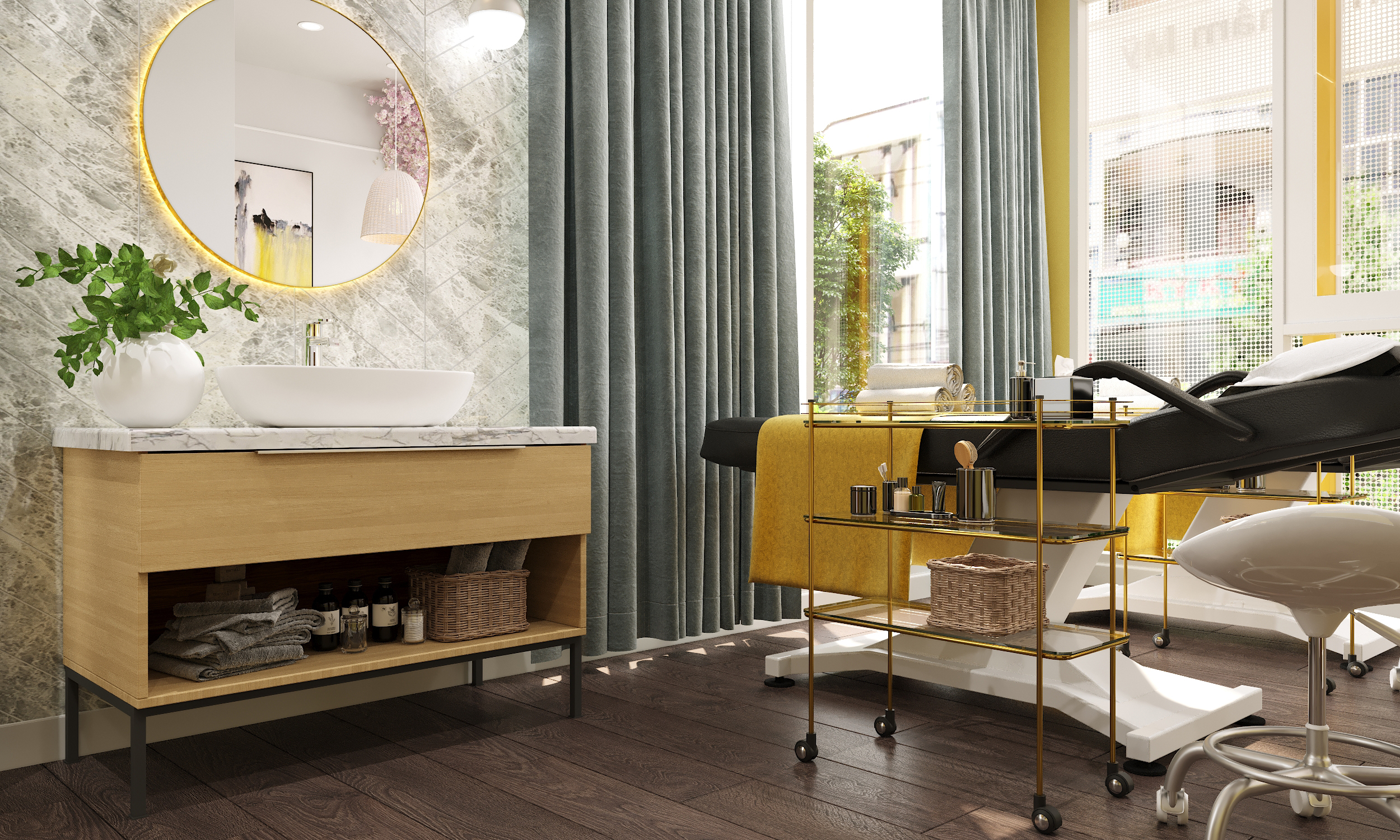 Beautiful tattoo room 2-4