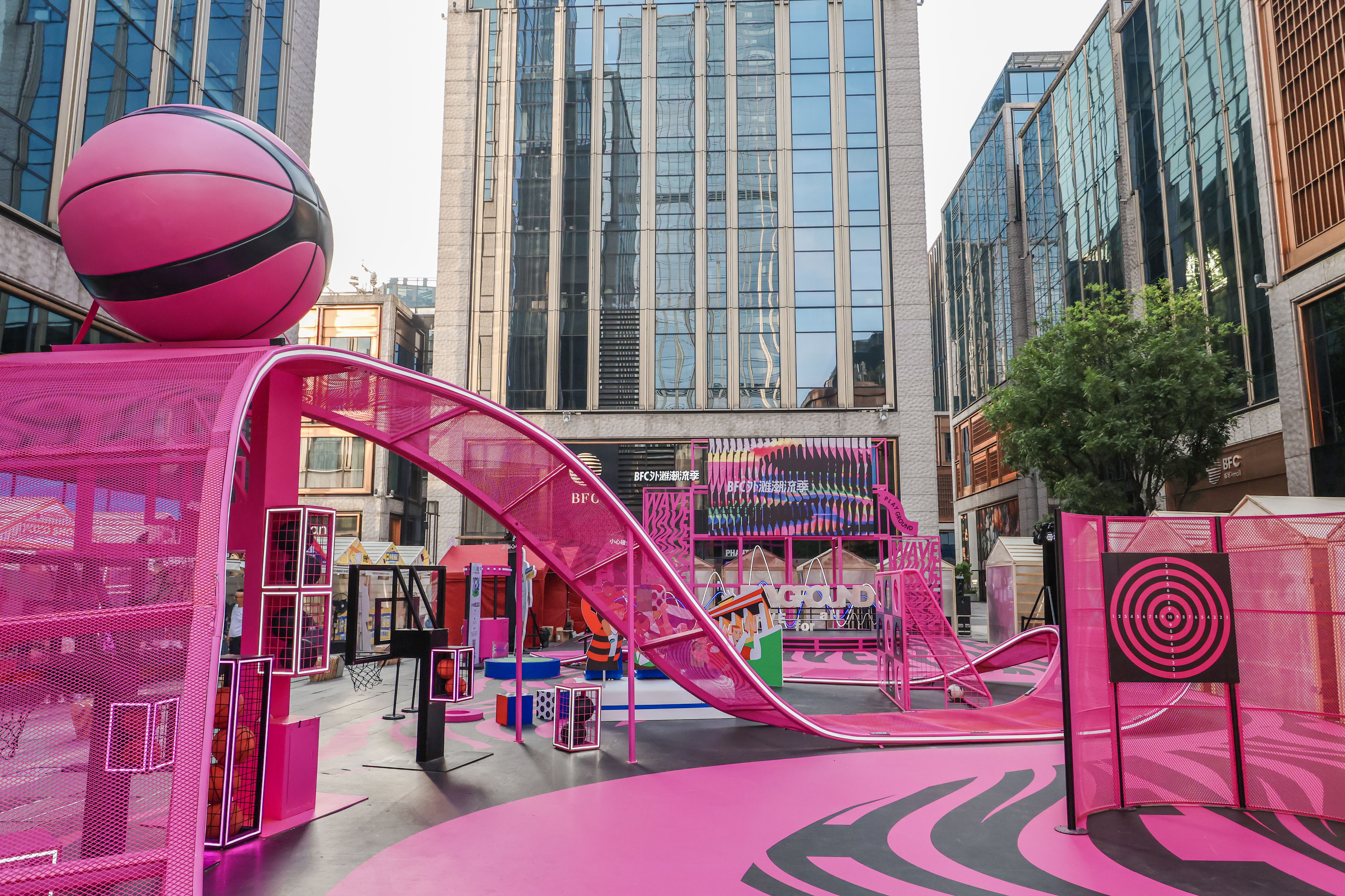 BFC外滩潮流季之粉色游乐场丨圣德创意O.U.R Studio.-23