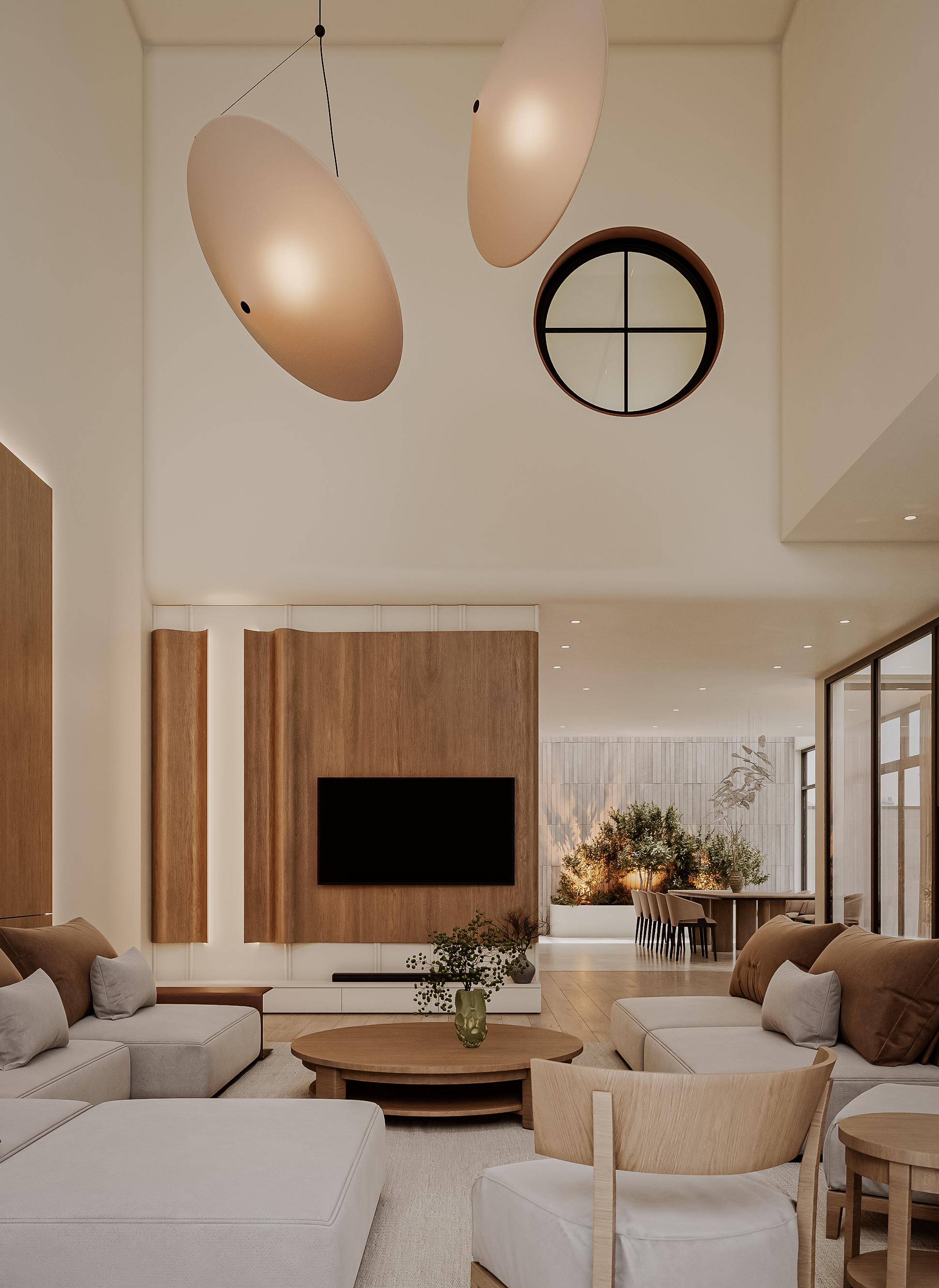 Tropical Living-Kitchen room-1