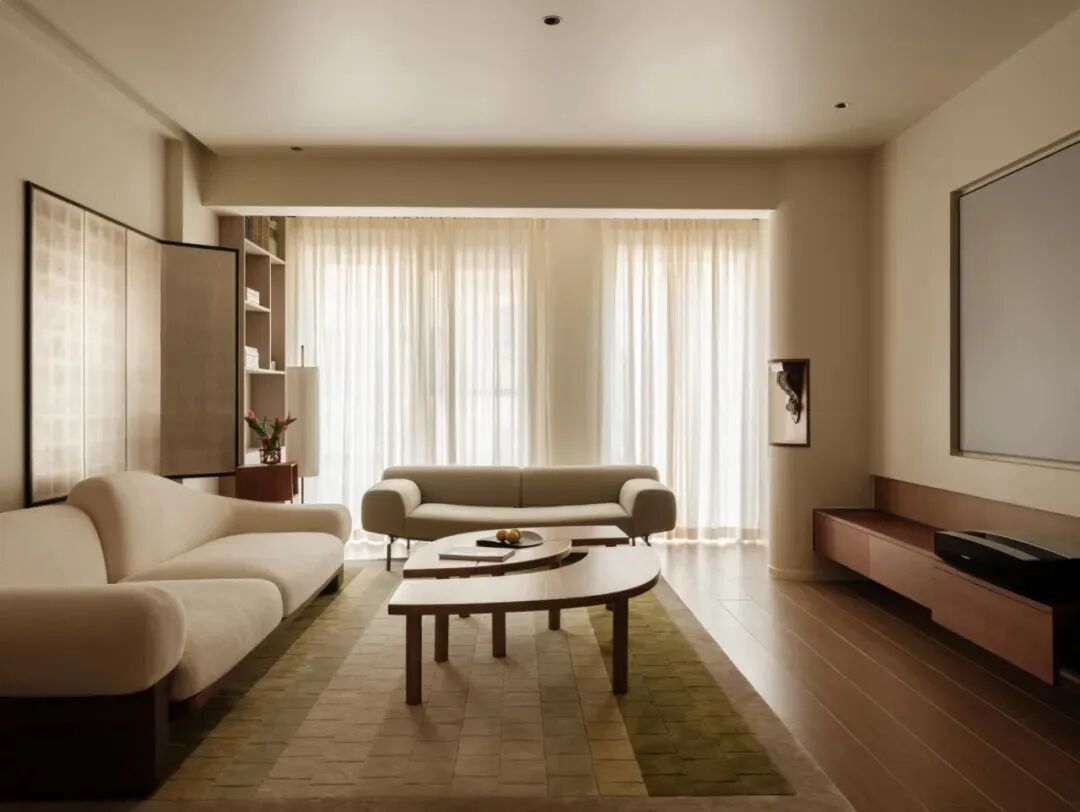 135㎡木色暖调松弛家私宅设计丨中国重庆丨苑邸设计-1