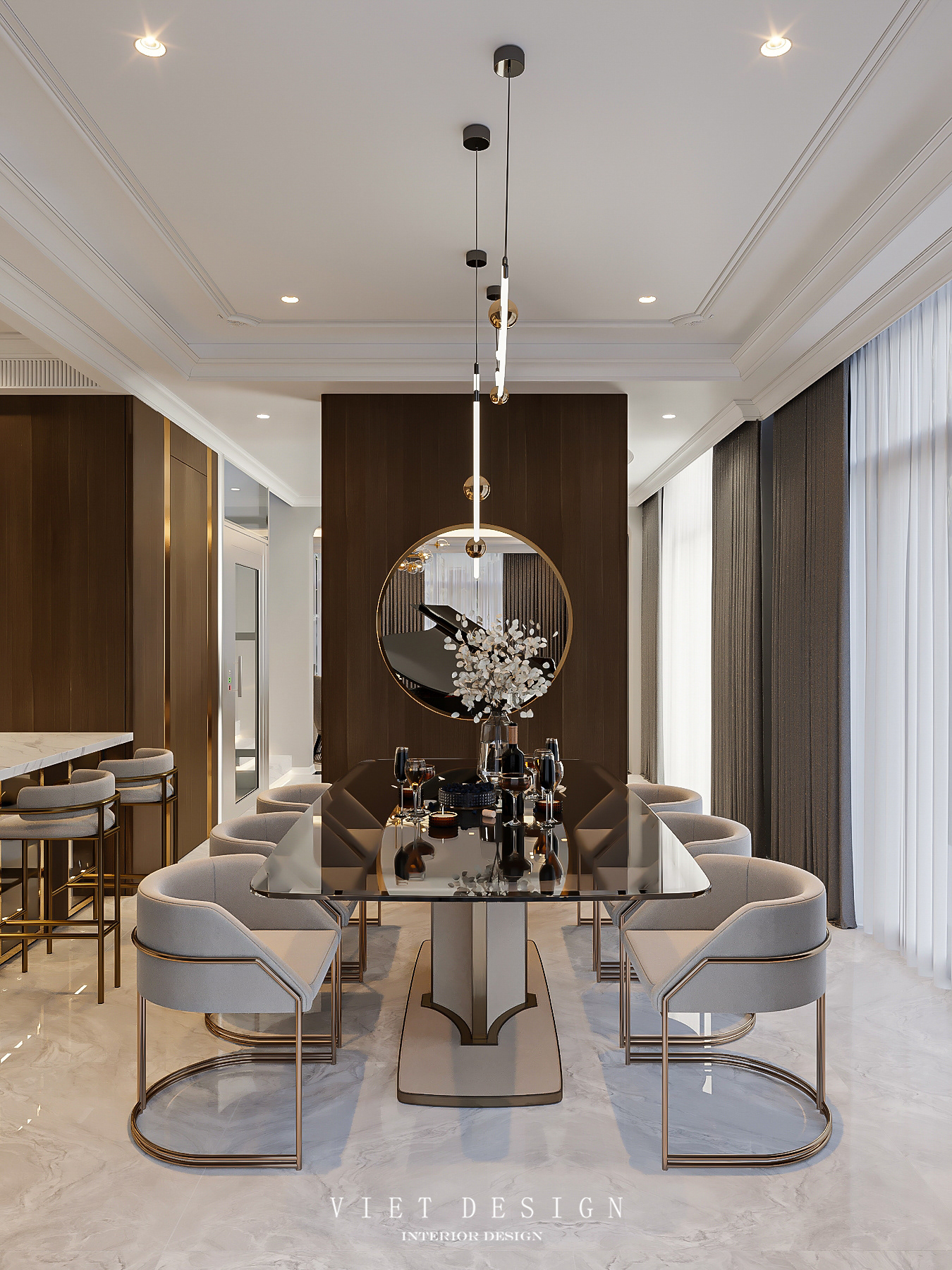 黄金别墅丨VIET Design-15