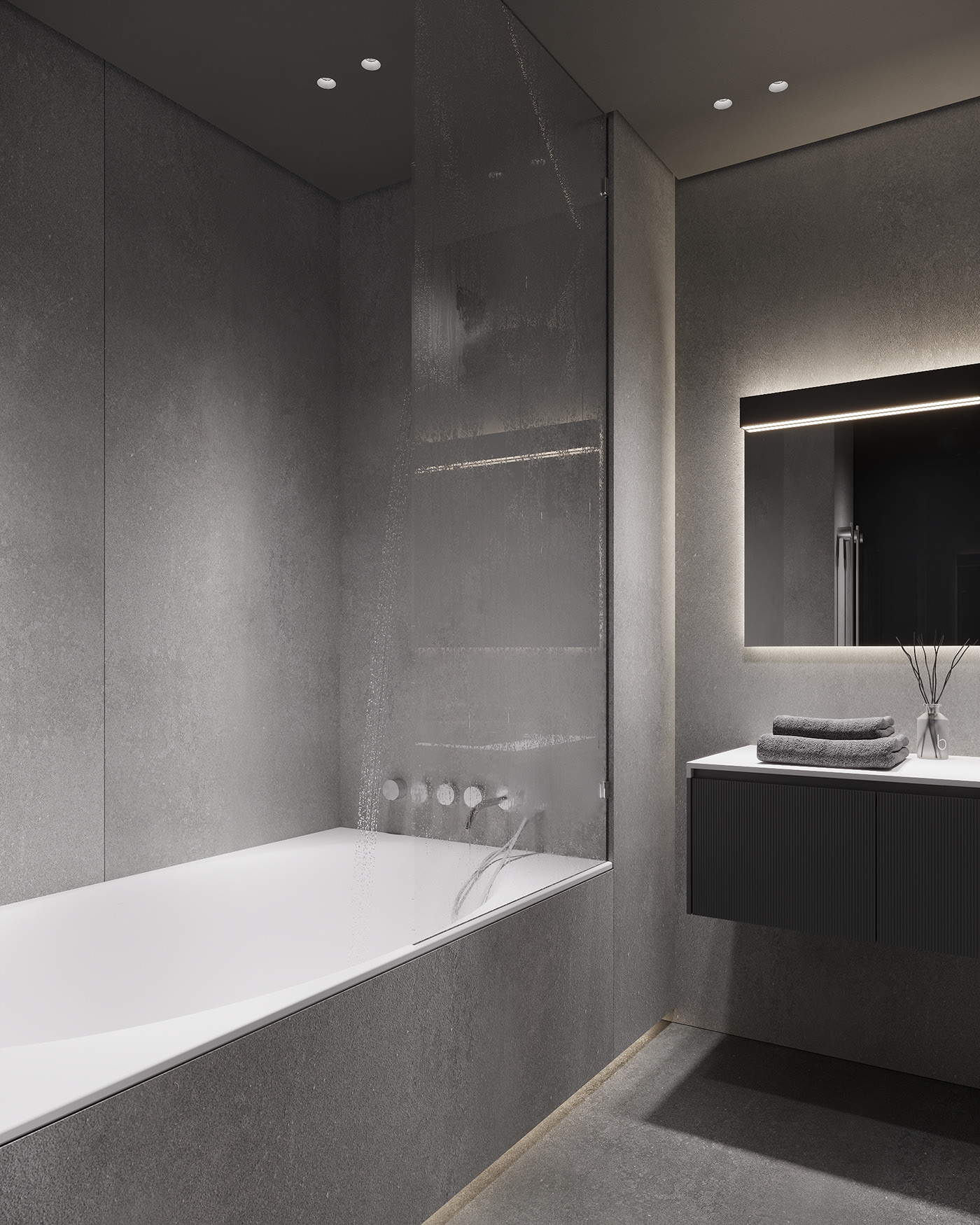 黑色系公寓设计-20