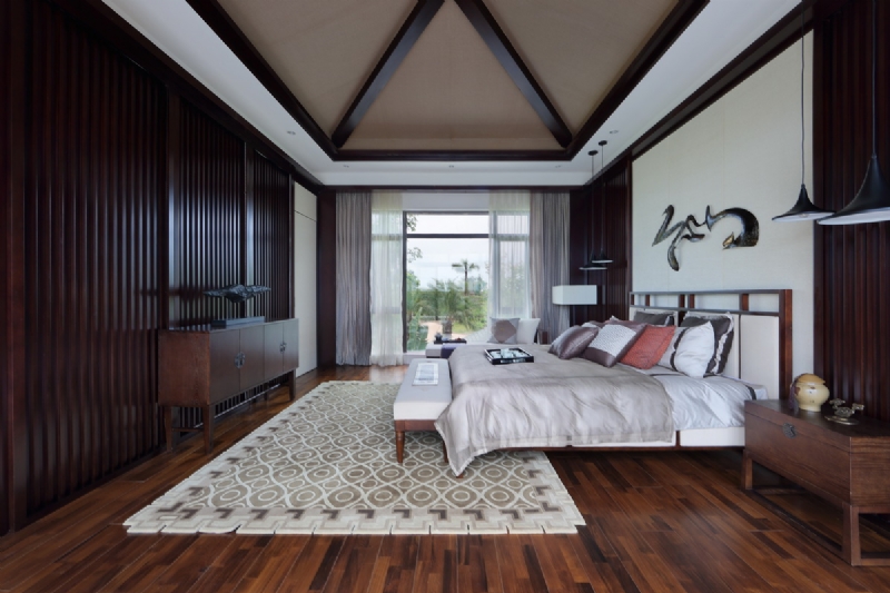 墨客设计  海南诺德·丽湖半岛一期B1别墅  新东方禅宗-17