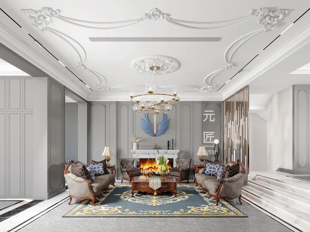 美式轻奢的优雅格调丨元匠设计-4