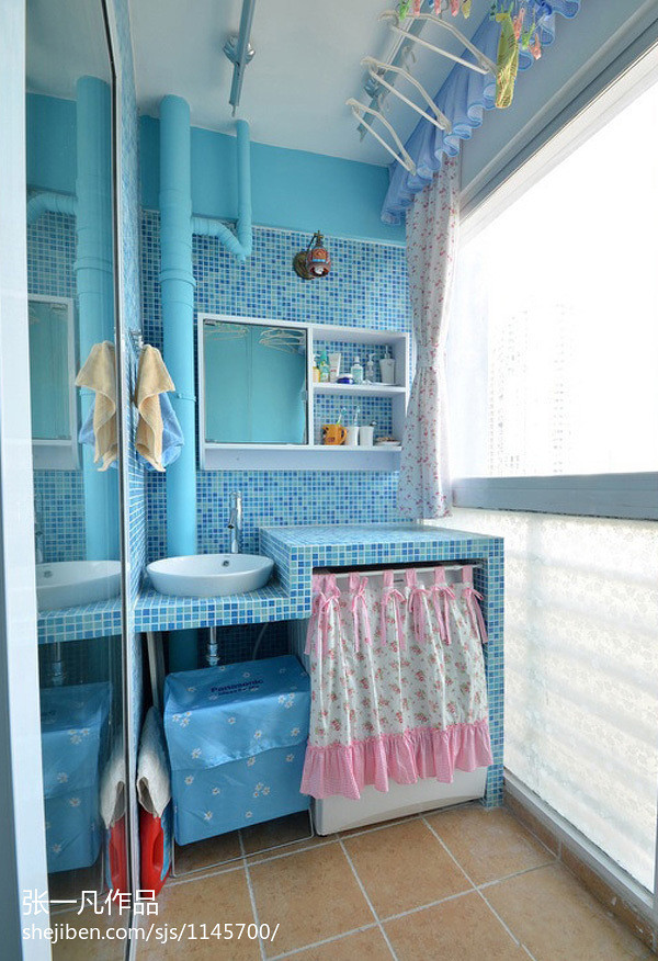 13万元二居79平米装修案例  俩个人的地中海婚房 温馨设计-13