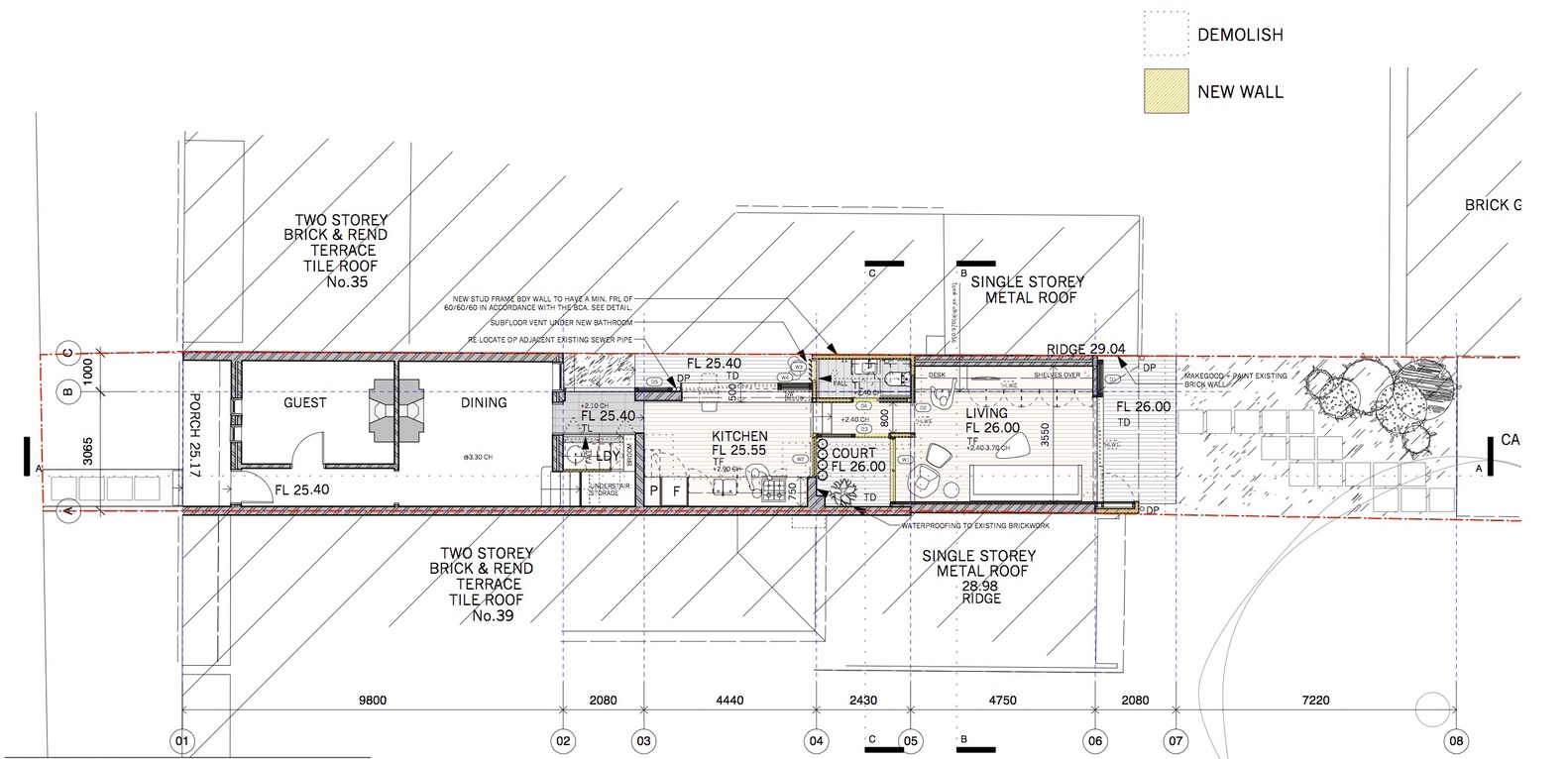 悉尼绿色城市撤退· Petersham Courtyard House-37