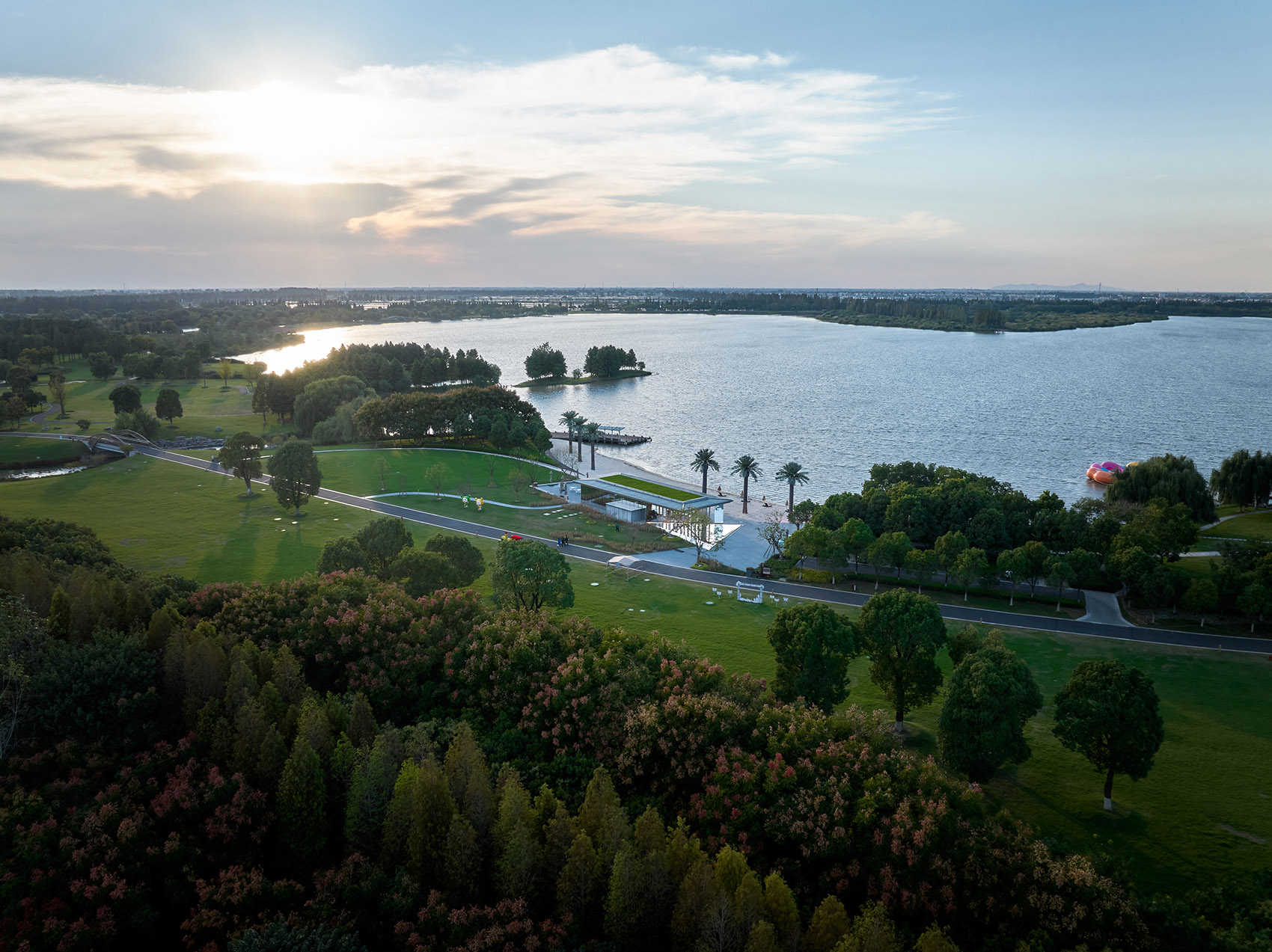 固城湖金沙滩驿站丨中国南京丨中国美术学院风景建筑设计研究总院  青年创作中心-3