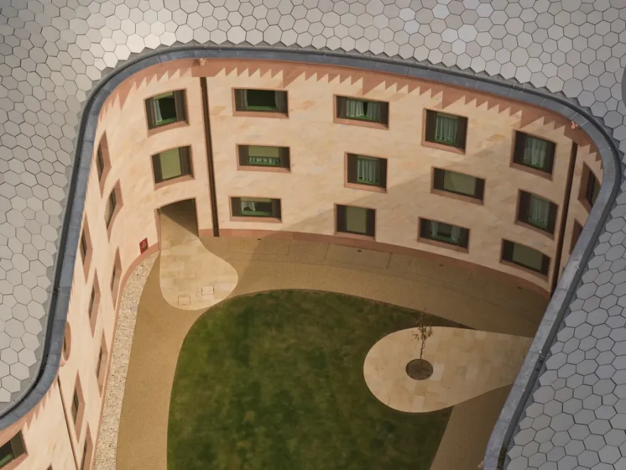 Gradel Quadrangles(牛津大学学生宿舍及办公塔楼项目)丨英国牛津丨David Kohn Architects-11