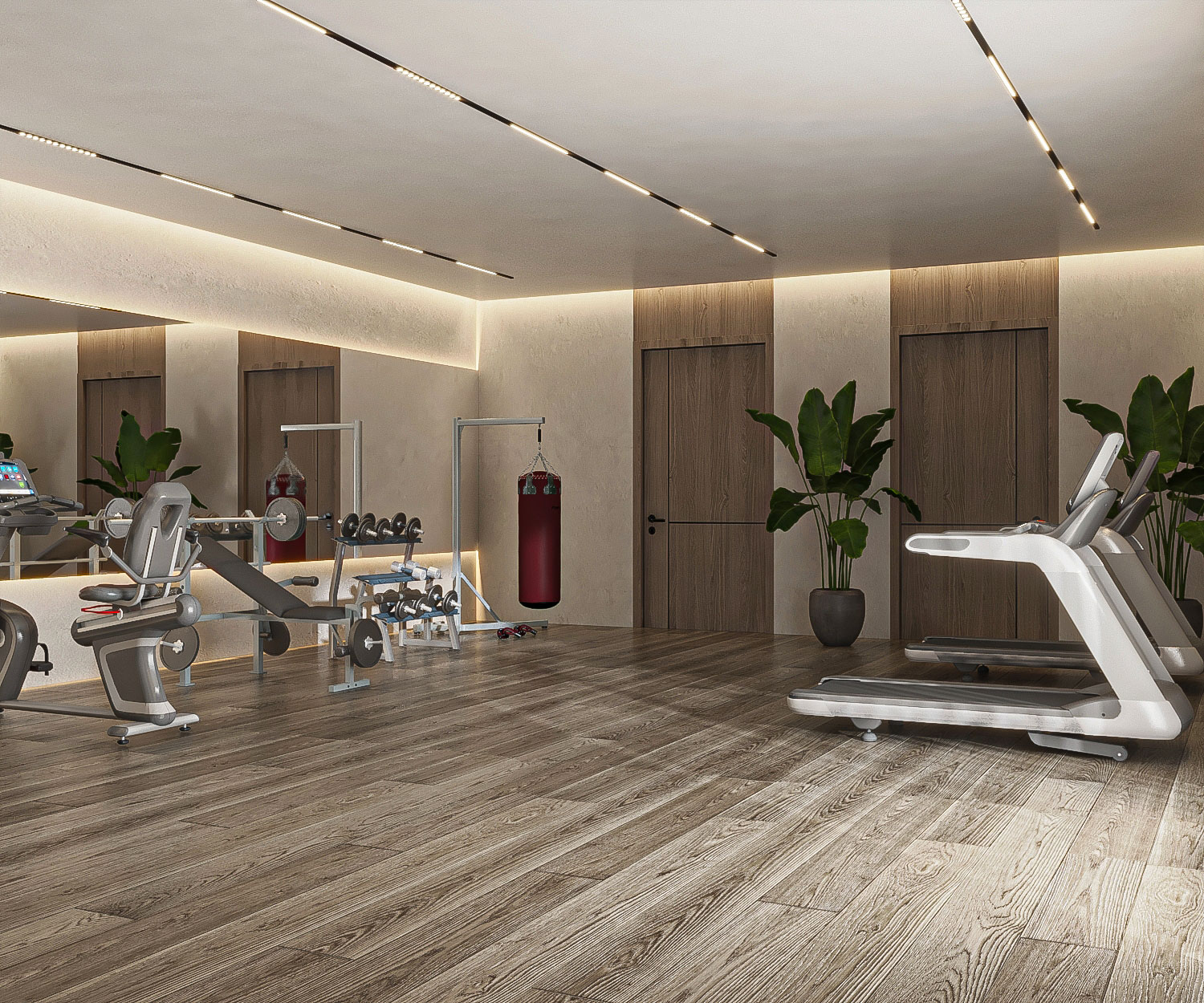 Roof with gym area-5