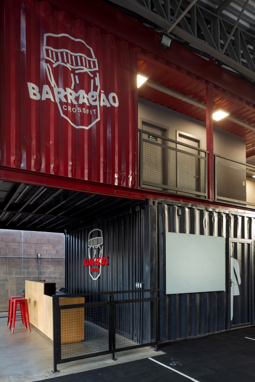 Crossfit Barracão 集装箱健身房设计-19