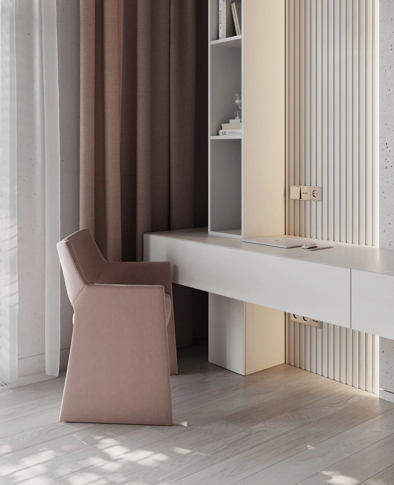 俄罗斯简约优雅公寓设计丨VERITY DESIGN-61