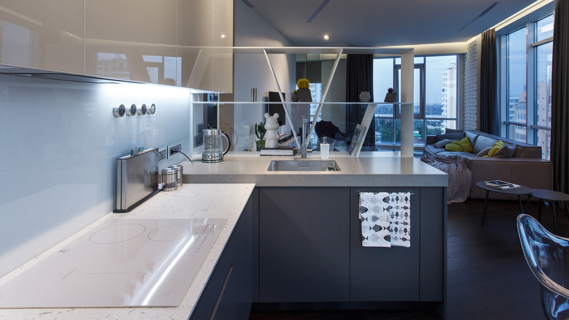 乌克兰现代城市景观公寓设计-16