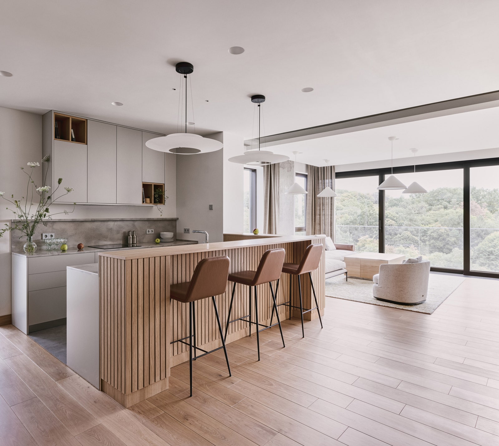 基辅160㎡带花园窗公寓设计丨乌克兰基辅丨设计师阿莲娜·尤季娜-4