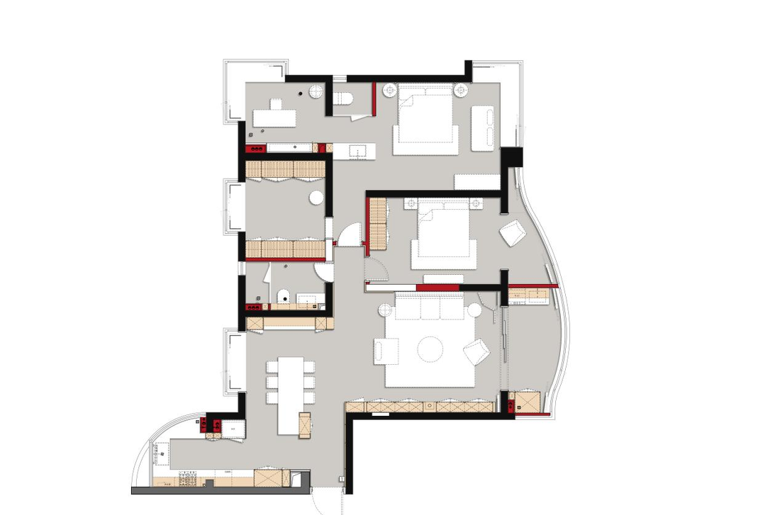 现代法式适老艺术住宅-61