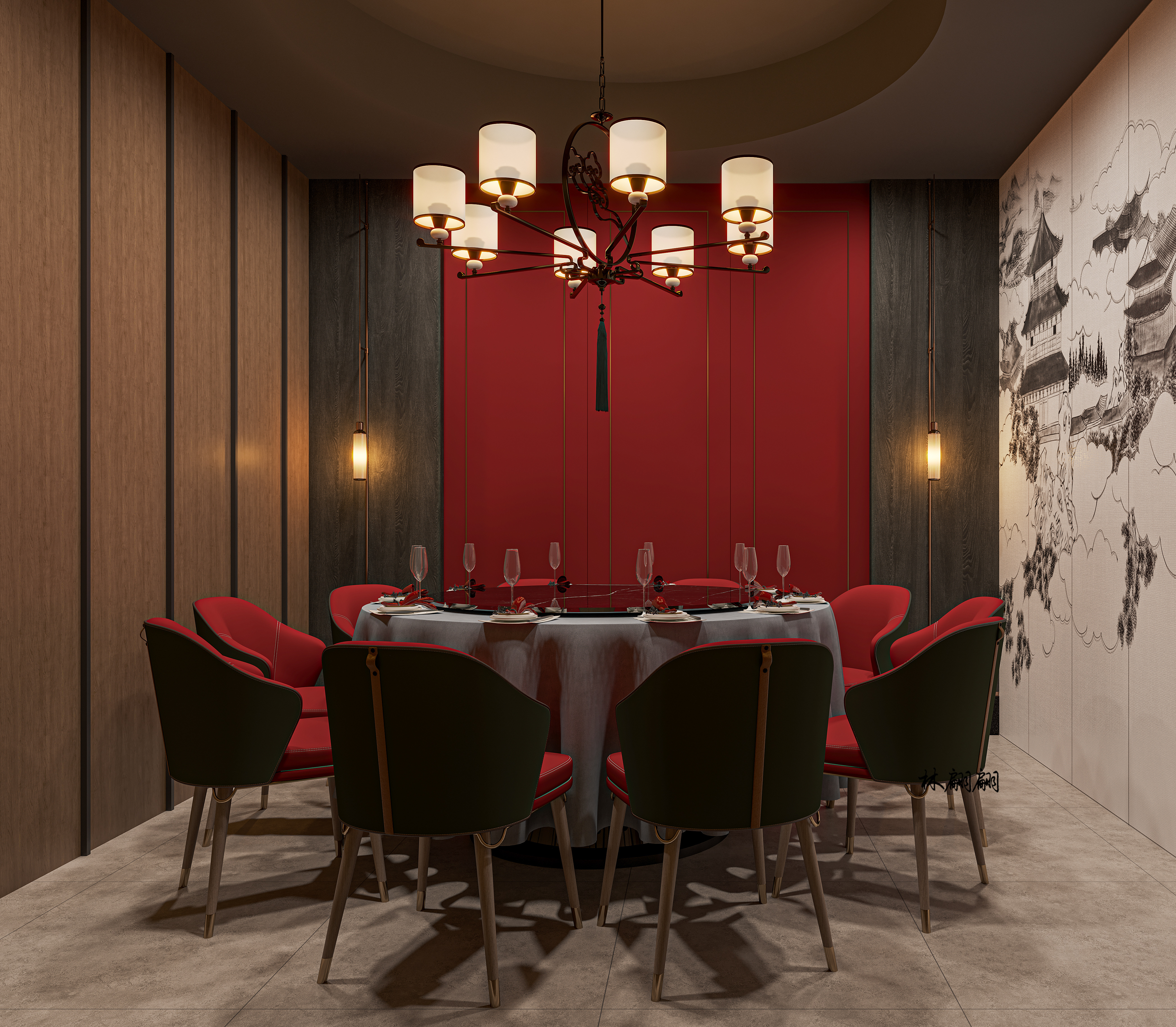 餐饮空间 火锅店设计-6