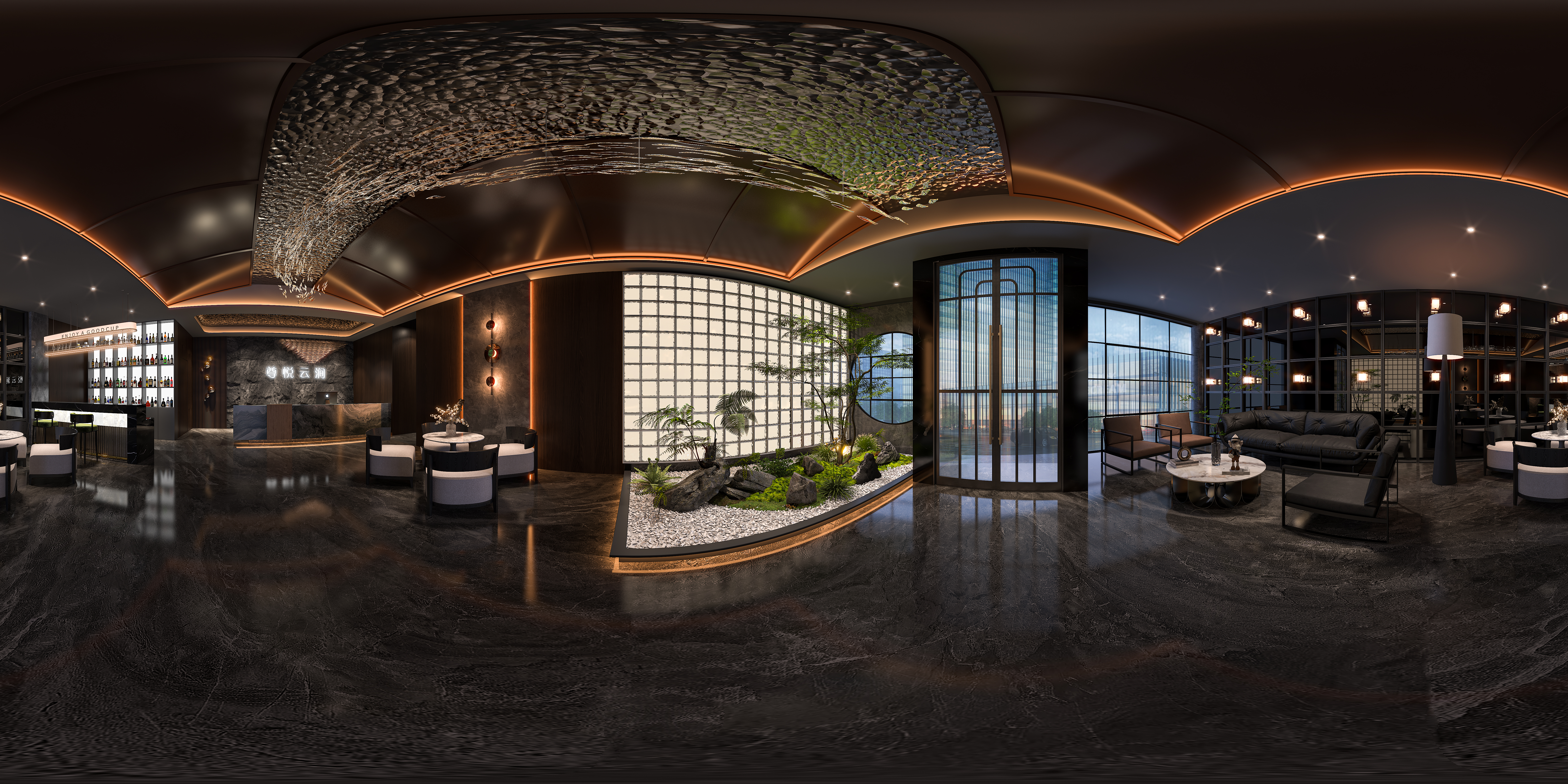 「尊悦云涧」轻奢疗愈SPA空间设计-5