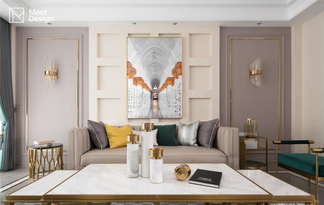 美式轻奢别墅设计,优雅精致生活空间-8