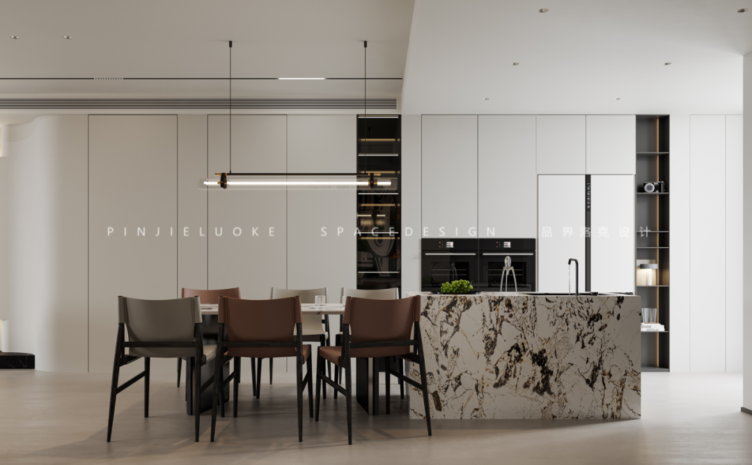 沣水云间 140㎡慵懒氛围住宅设计丨品界洛克-11