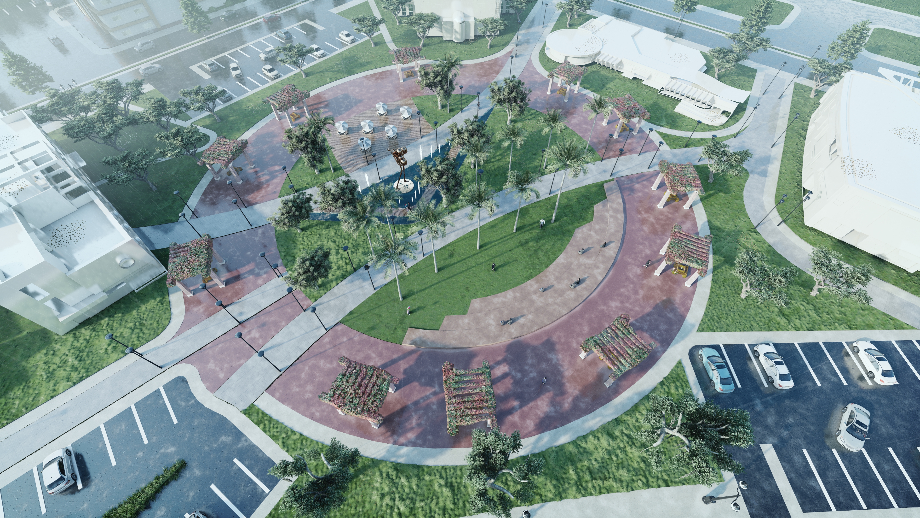 ديار 住宅规划项目丨埃及丨曼苏拉大学工程学院建筑系-25