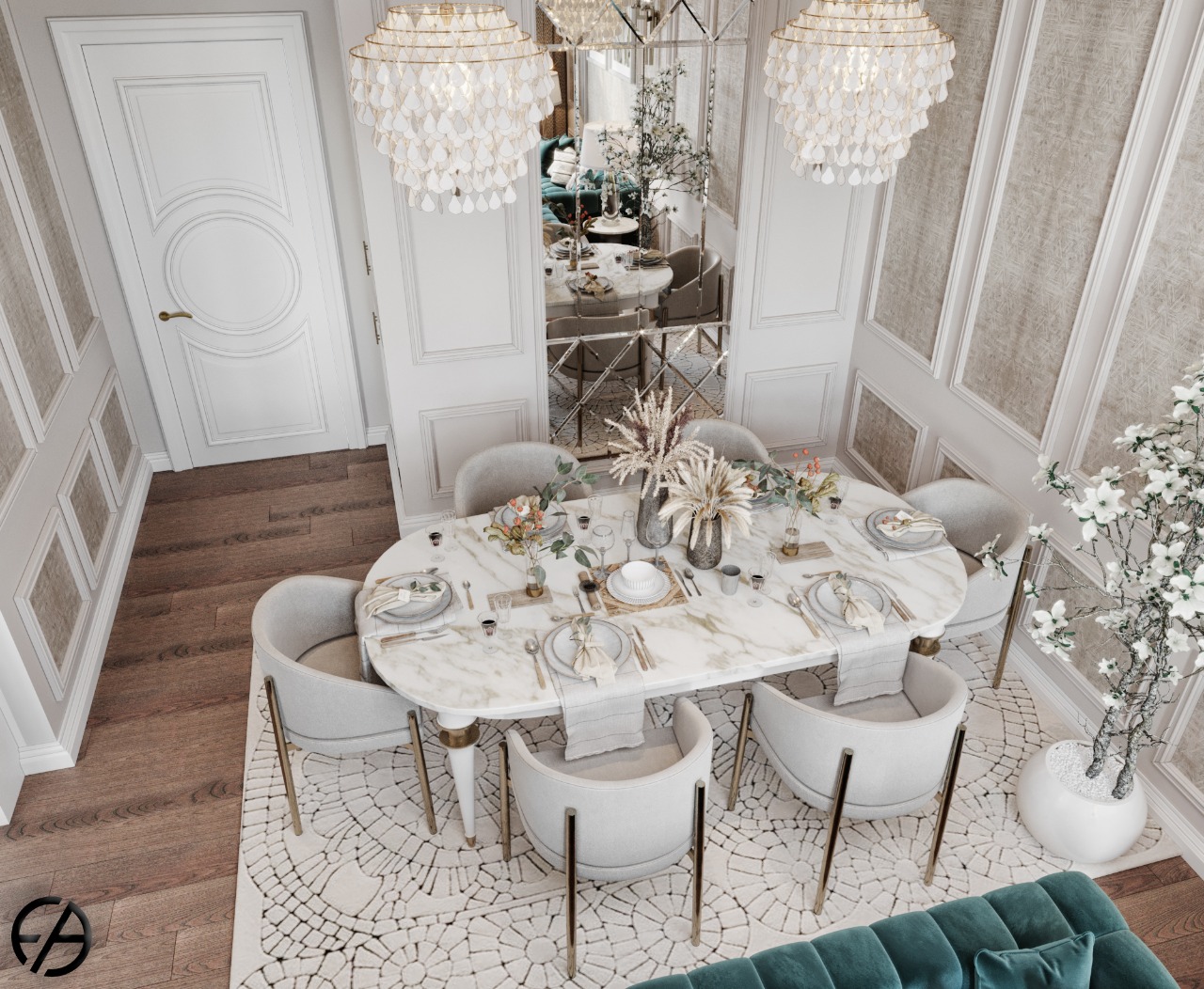 Living room with open kitchen ✨-2