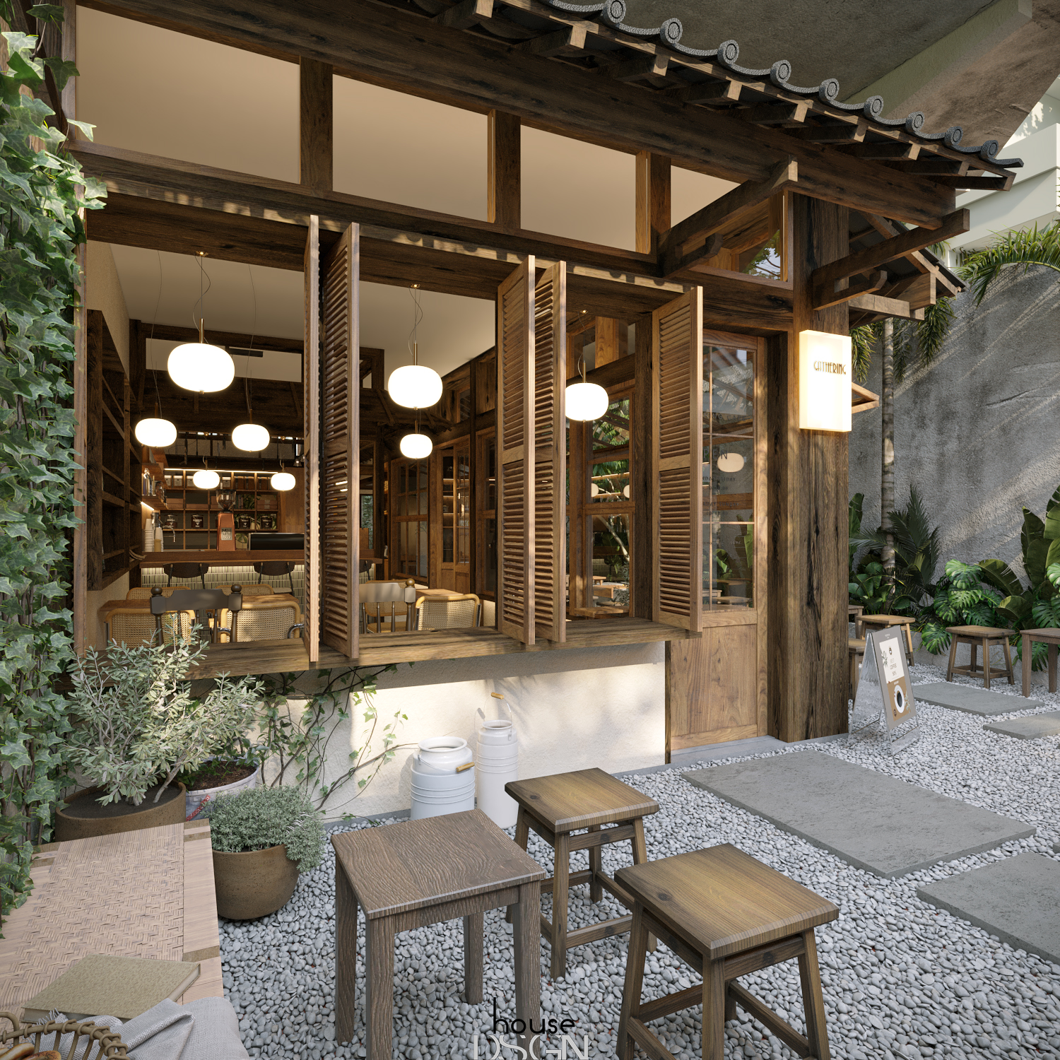 Gathering Coffee Shop 设计丨越南胡志明市丨Mi Nguyen x Housedeignvn-9