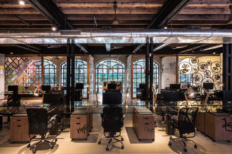 废弃仓库变身高颜值创意实验室-14