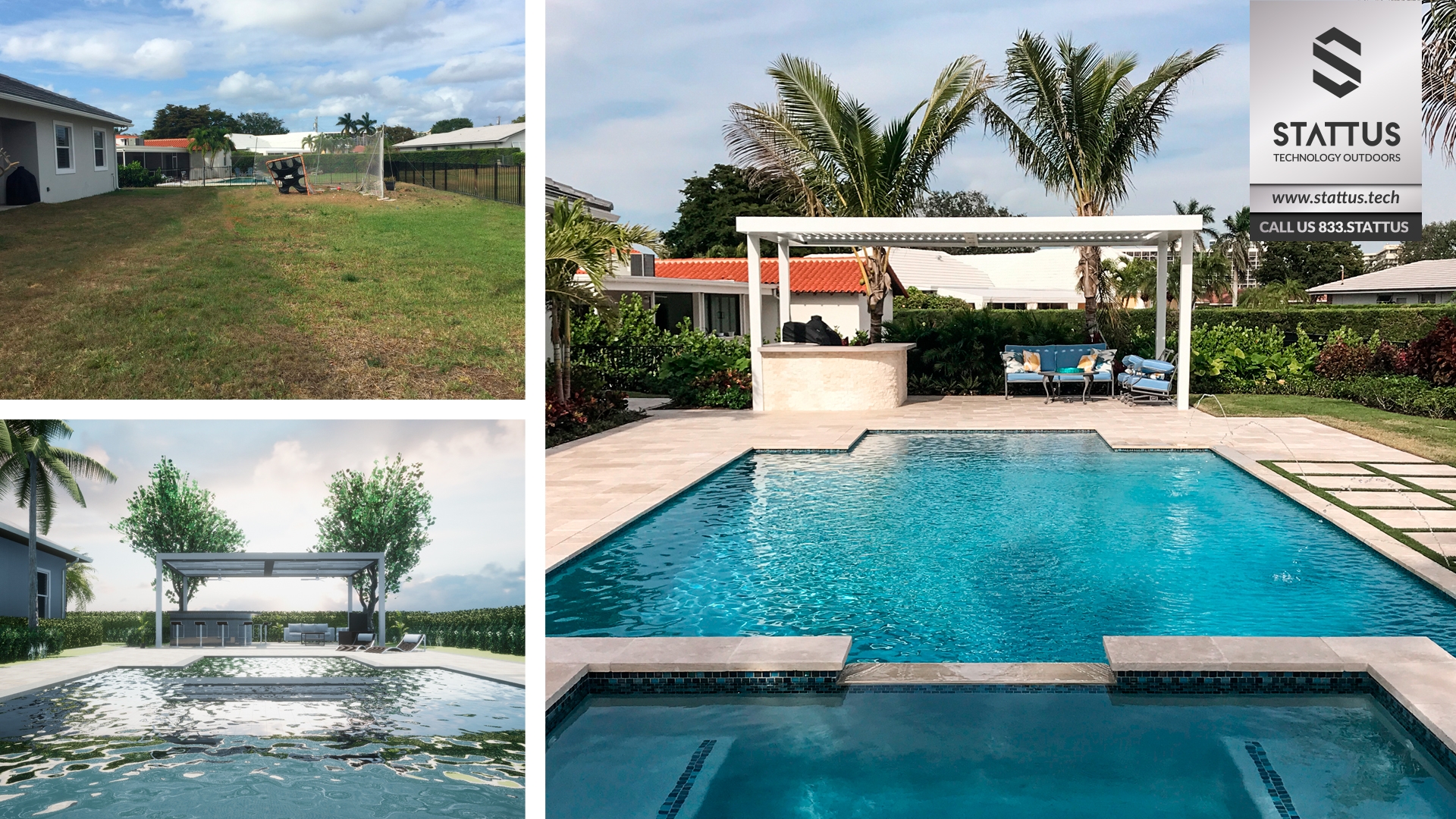 Poolside luxury pergolas-0