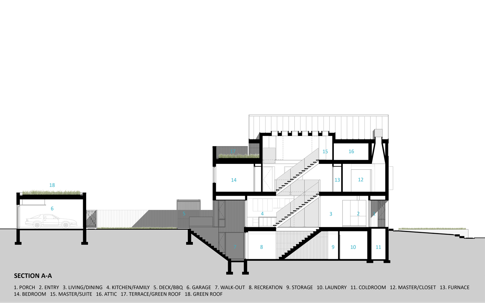 贝德福德公园住宅 | 紧凑型自然光住宅设计-54