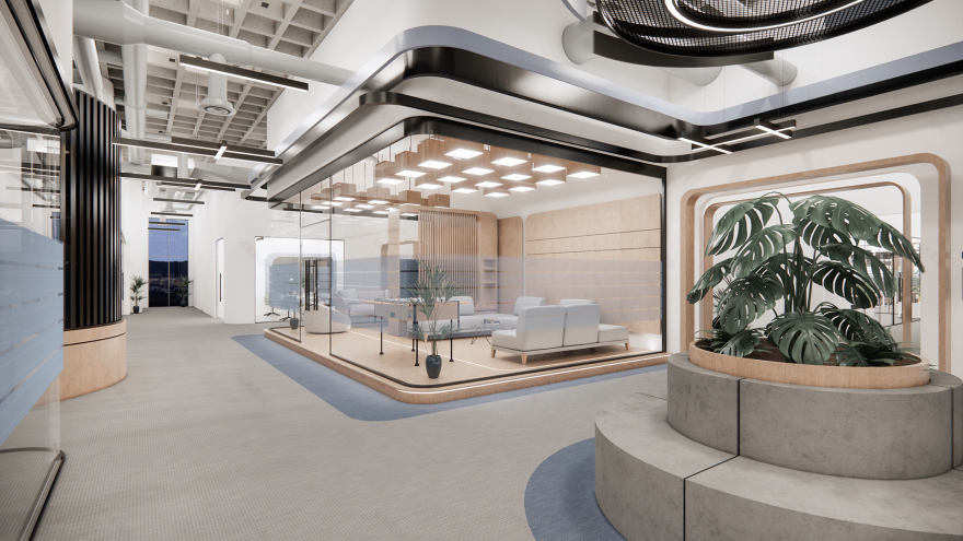 联合办公,Modern-Industrial Office Design-19