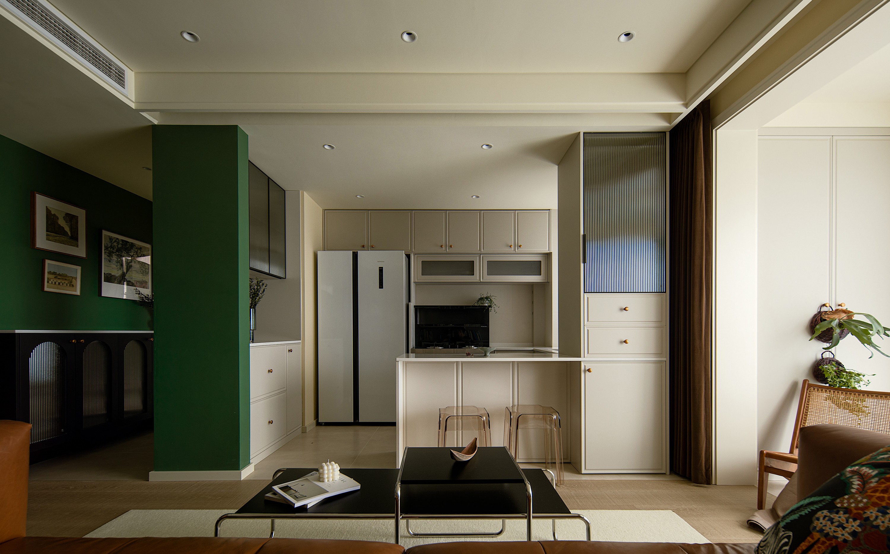 湖畔绿意小户型丨中国合肥丨麻吉空间设计-3