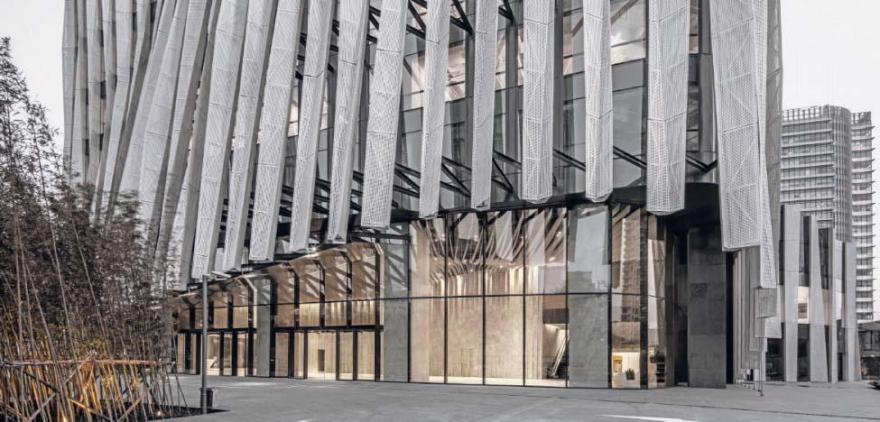 上海虹口 Soho 大厦 | 铝制网格打造的动态办公楼-13