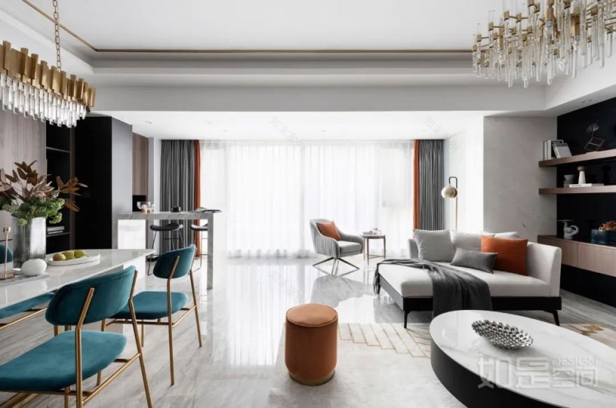 现代轻奢幸福家 | 大气时尚的跃层设计-22