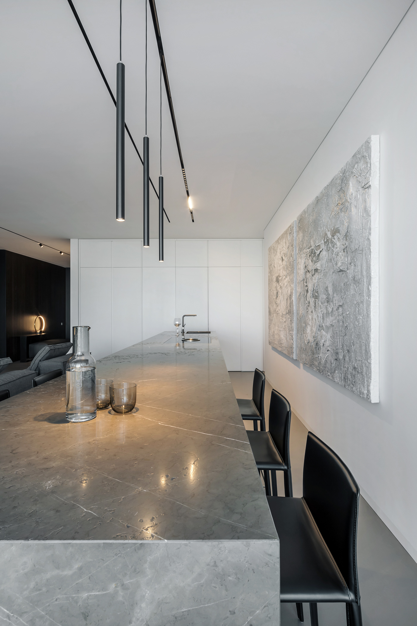 极简风格家居丨乌克兰基辅-11