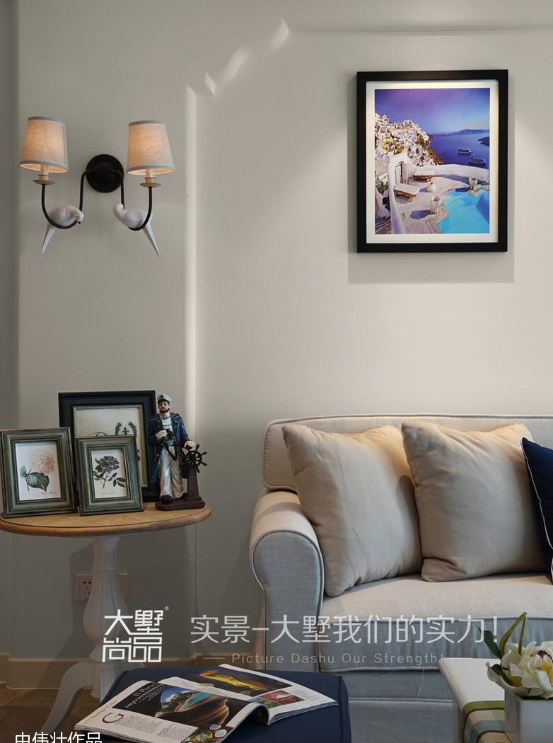 海心岛蓝白地中海风格家居设计-8