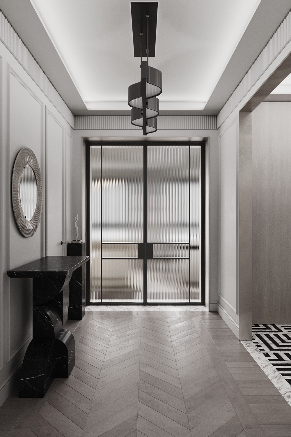 莫斯科河滨公园 88 平室内设计丨俄罗斯莫斯科丨Quadro Room-22