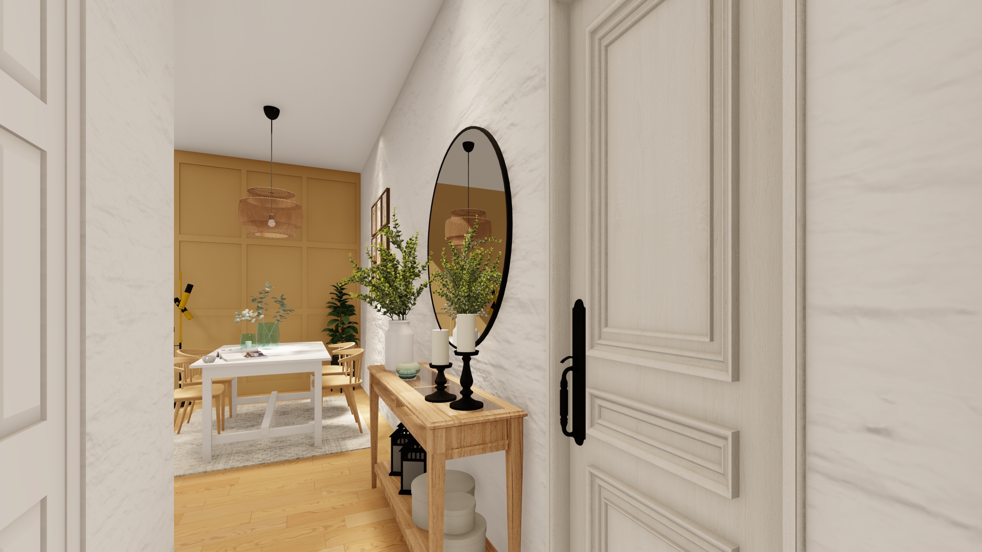 Interior Design of a Studio Apartment-4