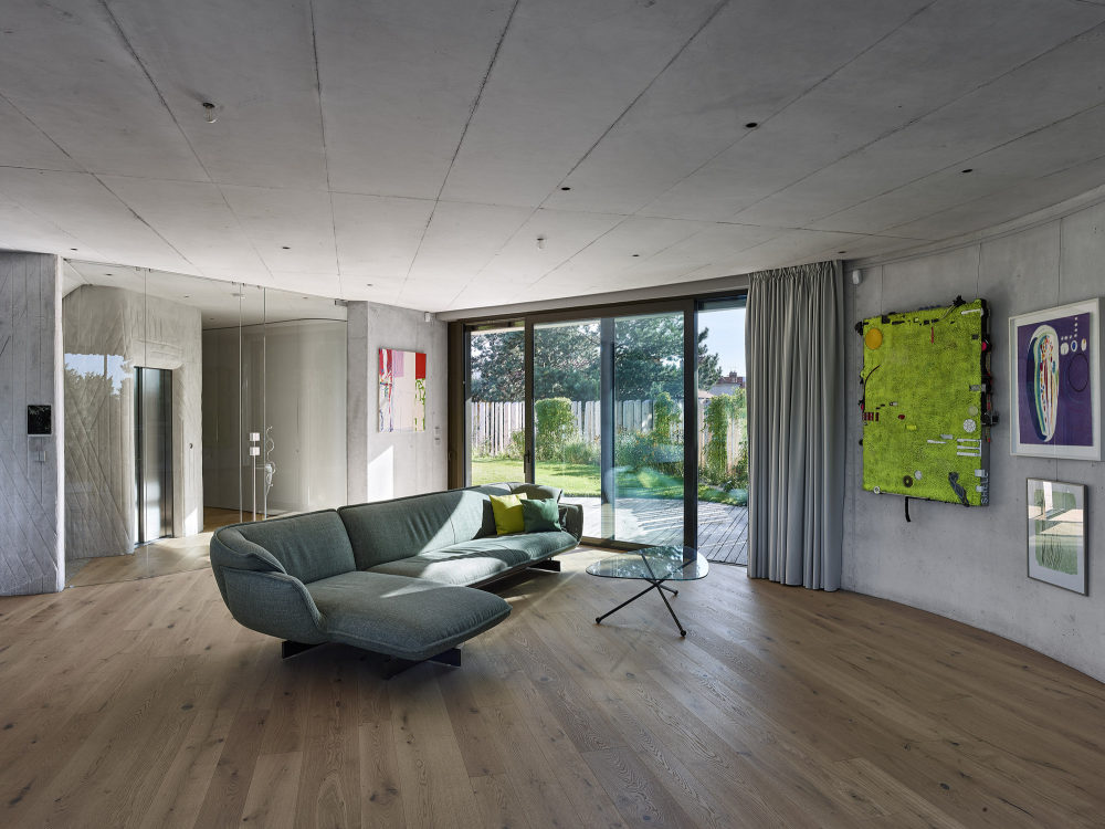 隐于林间的圆形之家-27