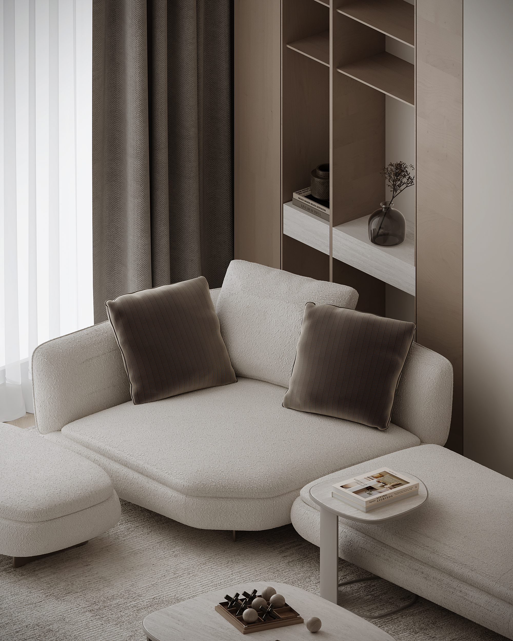 现代家庭居住设计丨Mo Ashraf（由Kubic design studio委托）-11